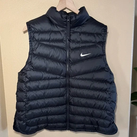 Nike Down Fill Sport Casual Golf Vest-Black Women’s size Large - Picture 11 of 12